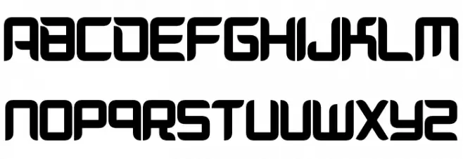 D3 Radicalism Шрифта ВЕРХНИЙ