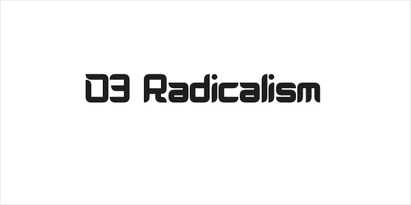 D3 Radicalism Logo