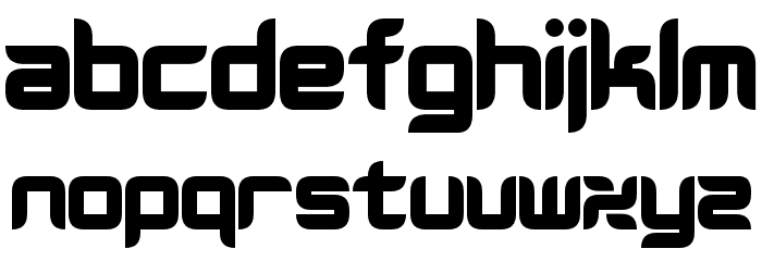 D3 Radicalism Font LOWERCASE