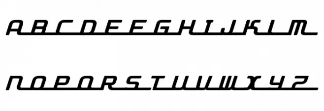 D3 Roadsterism Long Italic Fuentes MAYÚSCULAS