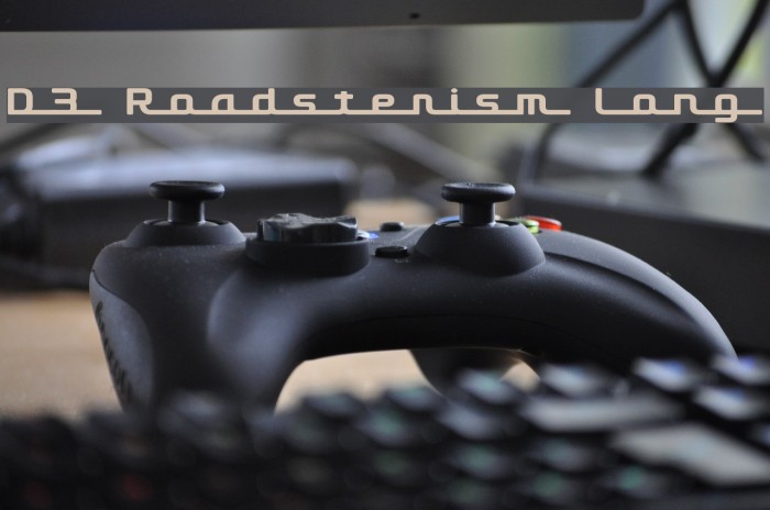 D3 Roadsterism Long Font examples