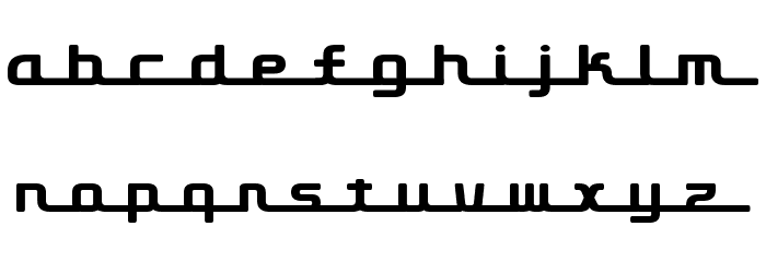 D3 Roadsterism Long Font LOWERCASE
