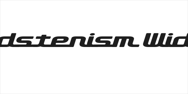 D3 Roadsterism Wide Italic Logo