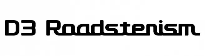 D3 Roadsterism  font caratteri gratis