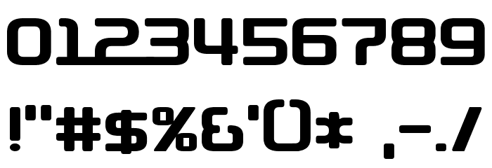 D3 Roadsterism Font OTHER CHARS