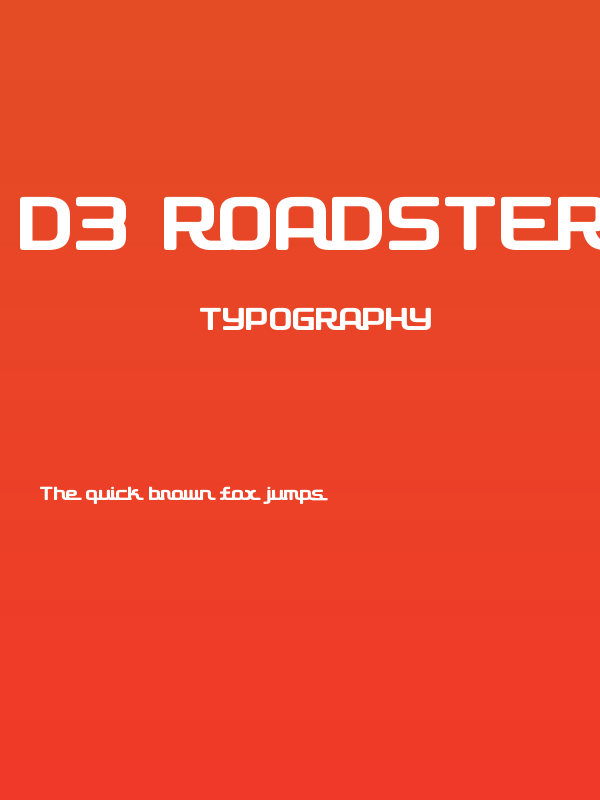 D3 Roadsterism Poster