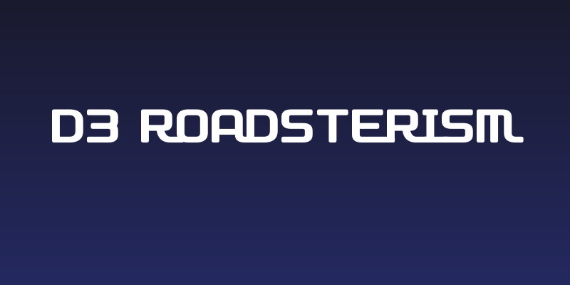 D3 Roadsterism Social Header