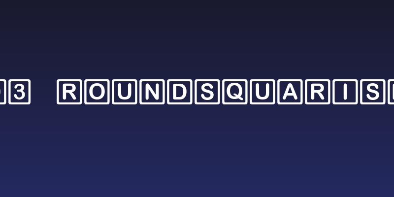 D3 RoundSquarism Social Header