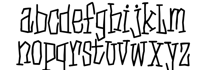 D3 Skullism Alphabet Font LOWERCASE