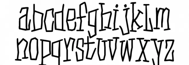 D3 Skullism Alphabet Font LOWERCASE