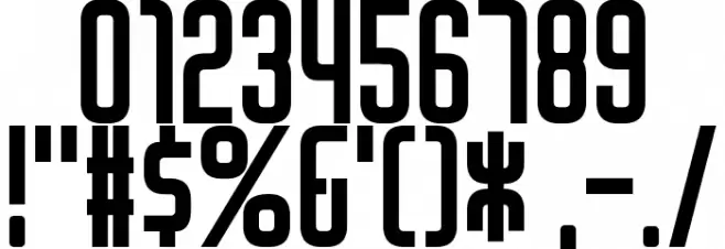 D3 Smartism TypeA Font OTHER CHARS