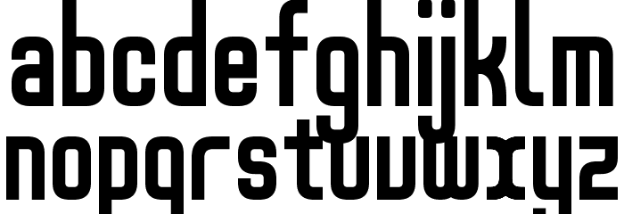 D3 Smartism TypeA Font LOWERCASE