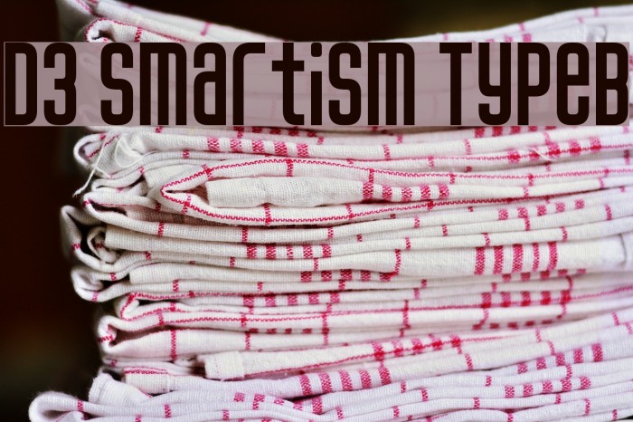 D3 Smartism TypeB Font examples