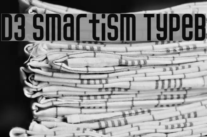 D3 Smartism TypeB Fonte examples