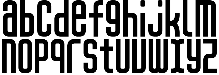 D3 Smartism TypeB Font LOWERCASE