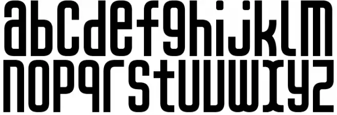 D3 Smartism TypeB 字体 小写