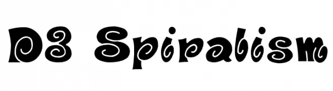 D3 Spiralism  フリーフォントのダウンロード
