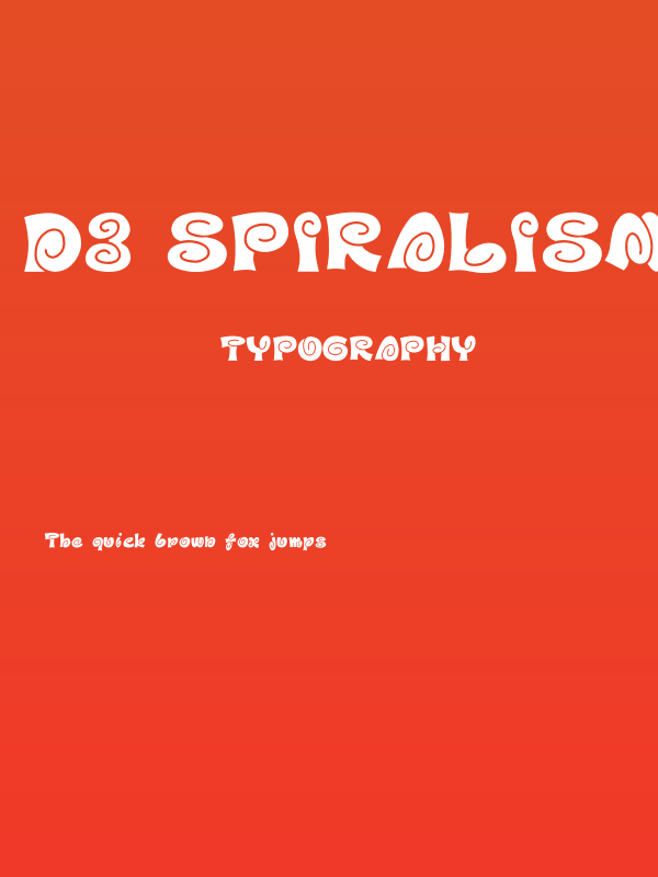 D3 Spiralism Poster