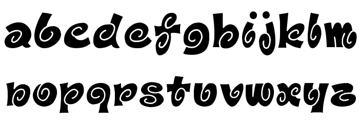 D3 Spiralism Font LOWERCASE