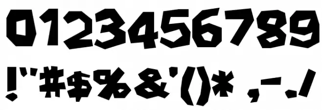 D3 Stonism Font OTHER CHARS