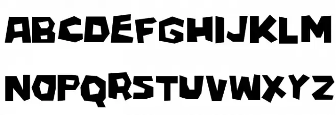 D3 Stonism Schriftart Groß