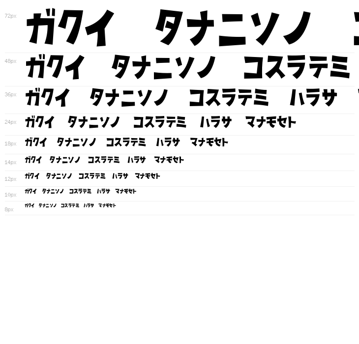 D3 Streetism Katakana Waterfall