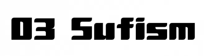D3 Sufism  フリーフォントのダウンロード