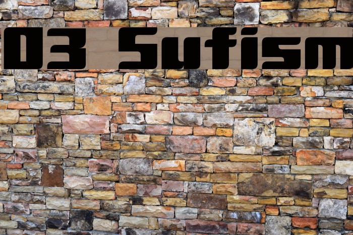 D3 Sufism Font examples