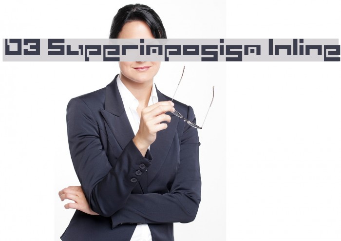 D3 Superimposism Inline Font examples