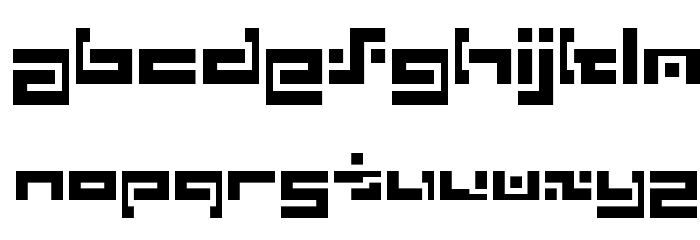 D3 Superimposism Inline Font LOWERCASE