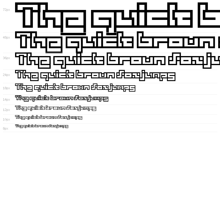 D3 Superimposism Outline Waterfall