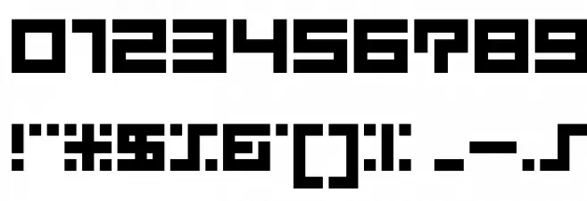 D3 Superstructurism Inline Font OTHER CHARS