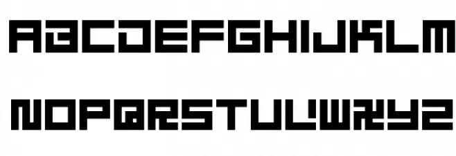 D3 Superstructurism Inline 字体 大写