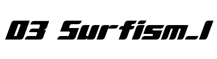 D3 Surfism_I  Скачать бесплатные шрифты