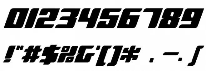 D3 Surfism_I Font OTHER CHARS