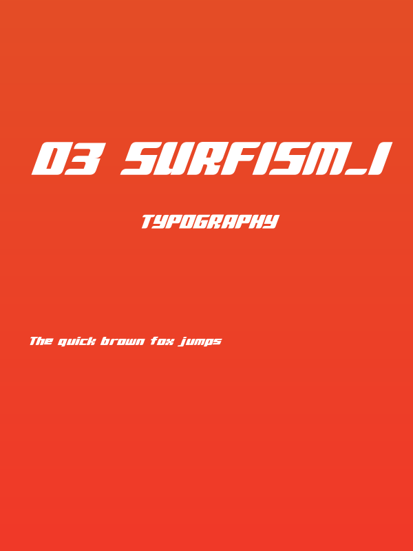 D3 Surfism_I Poster