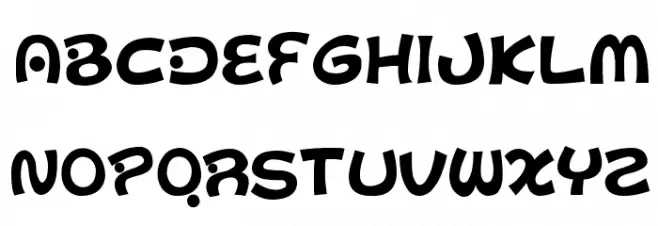 D3 Toyism Alphabet Polices MAJUSCULES