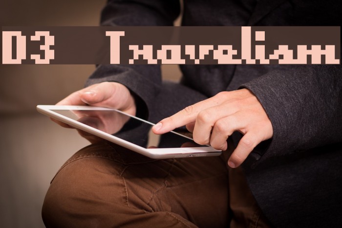 D3 Travelism Font examples