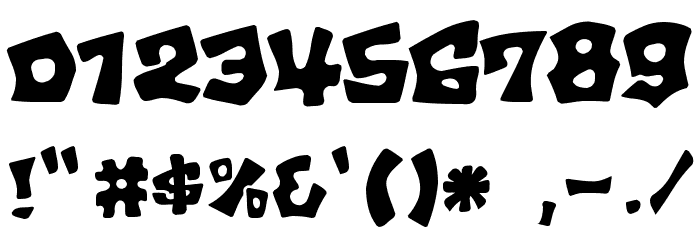 D3 Wallpaintism Round Font OTHER CHARS