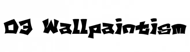 D3 Wallpaintism  Frei Schriftart Herunterladen
