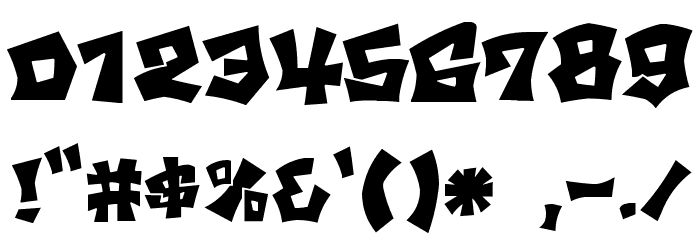 D3 Wallpaintism Font OTHER CHARS