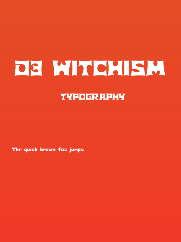 D3 Witchism Poster