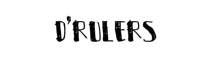 D'Rulers  Скачать бесплатные шрифты