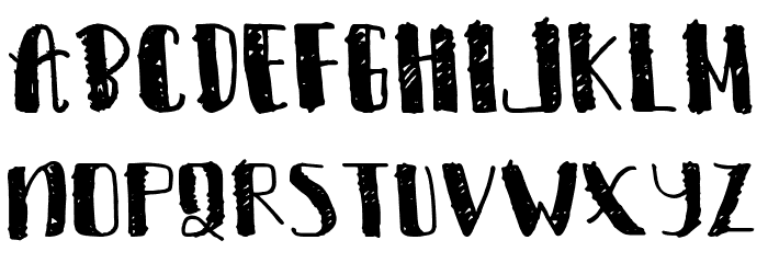 D'Rulers Font LOWERCASE