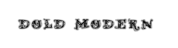 D_OLD MODERN 2 Font