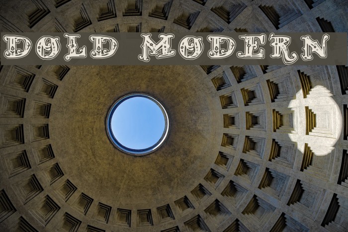 D_OLD MODERN 2 Font examples