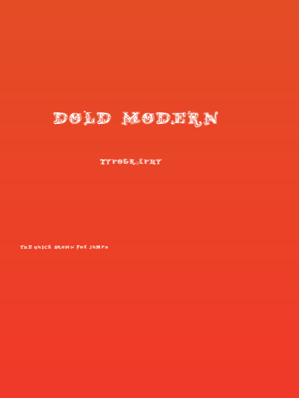 D_OLD MODERN 2 Poster
