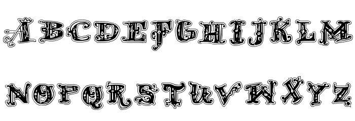 D_OLD MODERN 2 Font LOWERCASE