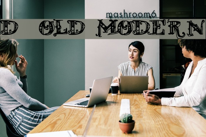 D_OLD MODERN Font examples