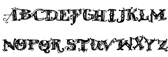 D_OLD MODERN Font LOWERCASE